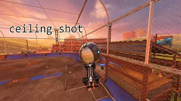 Как делать ceiling shot  | Rocket League