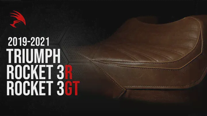 Triumph Rocket 3 R & 3 GT (19-21) Luimoto Designer Seat Covers & Tank Leaf