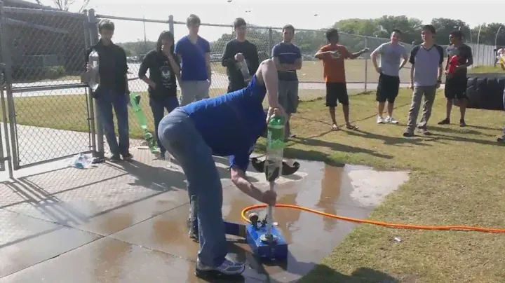 Water Bottle Rockets | Iris' Mustache Rocket