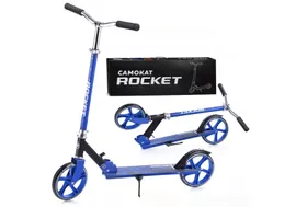 Самокат 2-х колесный ROCKET, колеса PU/ 200 мм, ABEC 7, синий