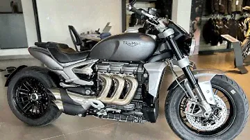 TRIUMPH ROCKET 3R 2023/TEM O MAIOR MOTOR EM SÉRIE FABRICADO NO MUNDO