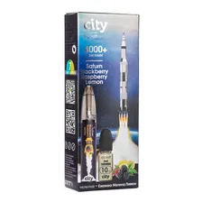 Одноразовая Электронная сигарета City Rocket Saturn Blackberry Raspberry Lemon (Ежевика малина лимон) 4000 затяжек