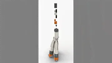 MOC Ultimate Soyuz Rocket [1:110 Scale] Model Building Block