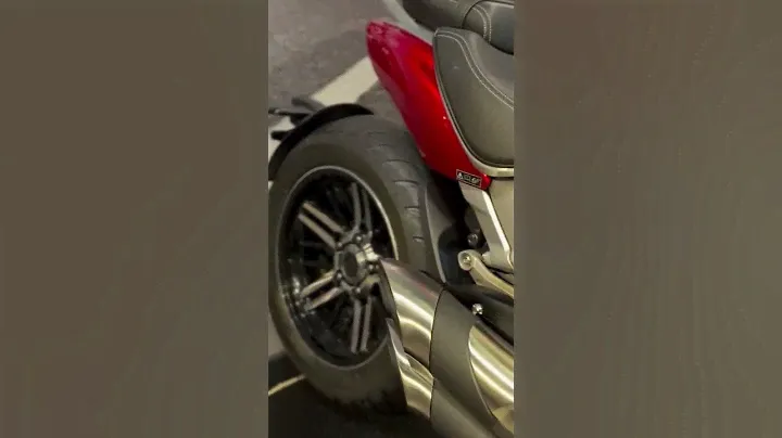 Check out this BRAND NEW Triumph Rocket 3GT in Carnival Red /Sapphire Black saving #rocket #triumph