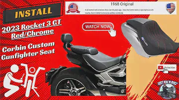 2023 Rocket 3 GT Upgrade - Corbin Custom Gunfighter Seat
