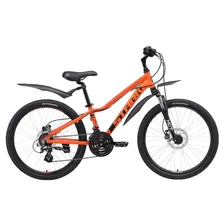 Велосипед 24" STARK Rocket 24.3 HD оранжевый/чёрный