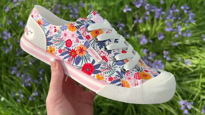 Womens Floral Trainers Rocket Dog Jazzin Malden Floral Summer Trainers