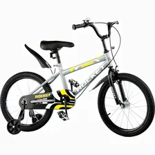 ROCKET Велосипед детский 2-х колесный, 18" ROCKET, цвет серый R0025
