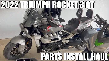 2022 Triumph Rocket 3 GT Parts Install Haul