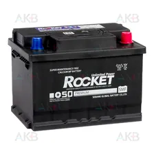 Автомобильный аккумулятор Rocket 60Ah 580A обр. пол. (242x175x175) SMF 60L-LB2