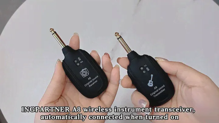 Introduction to the cheap and easy-to-use A8 wireless guitar receiver
