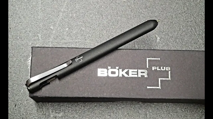 Böker Plus Rocket Pen Black. unboxing