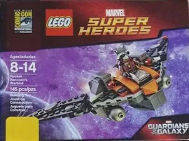 lego rocket raccoon Warbird SDCC Comic Con 2014 EXCLUSIVE Complete Set