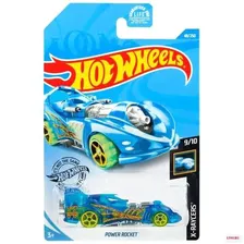 Машинка Hot Wheels коллекционная (оригинал) POWER ROCKET синий/зеленый